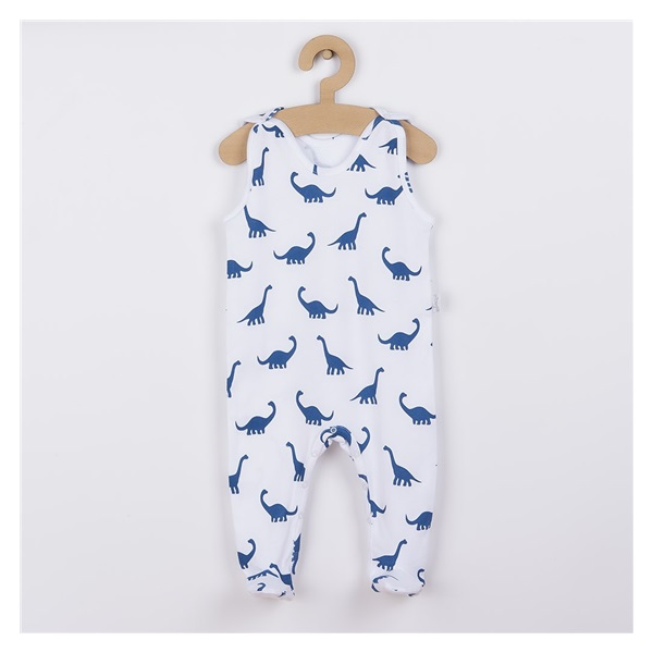 Baby cotton onesies Nicol Ivo blue, size 74 (6-9m)