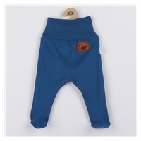 Baby cotton half-socks Nicol Ivo blue, size 86 (12-18m)