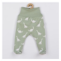 Baby cotton half-socks Nicol Ivo green, size 86 (12-18m)