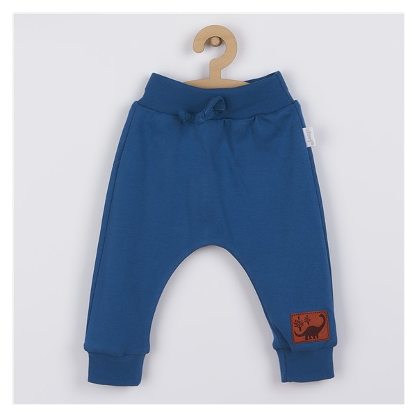 Baby cotton sweatpants Nicol Ivo blue, size 86 (12-18m)