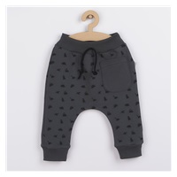 Baby sweatpants Koala Dinosaur grey, size 80 (9-12m)