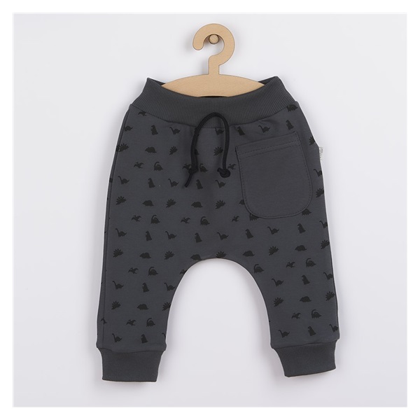 Baby sweatpants Koala Dinosaur grey, size 86 (12-18m)