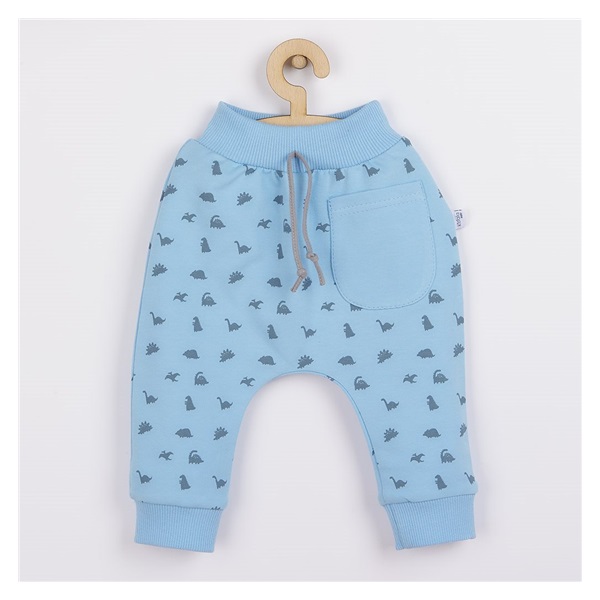 Baby sweatpants Koala Dinosaur blue, size 86 (12-18m)