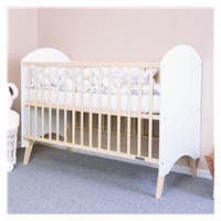 New Baby crib BELLA white-natural