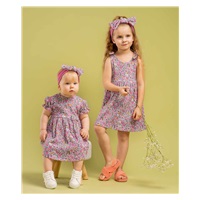 Baby dress with short sleeves Nicol Lea, size 86 (12-18m)