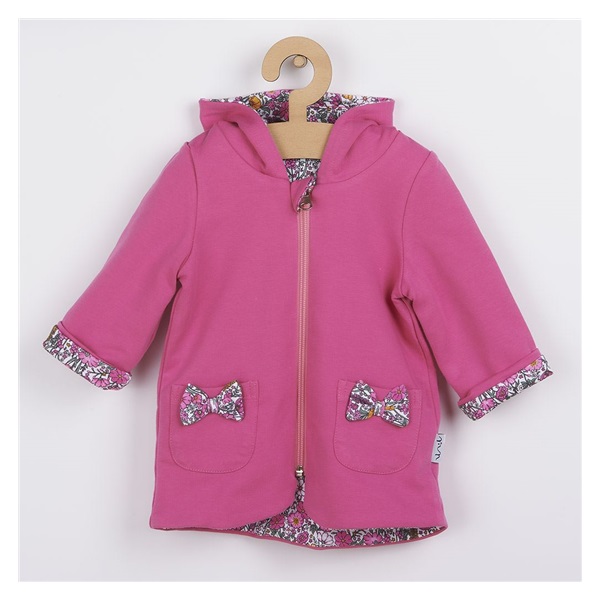 Reversible baby hoodie with hood Nicol Lea, size 80 (9-12m)