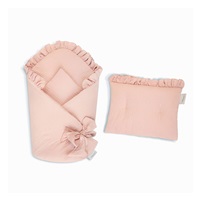 Wrap with reinforcement Belisima Muslin old pink