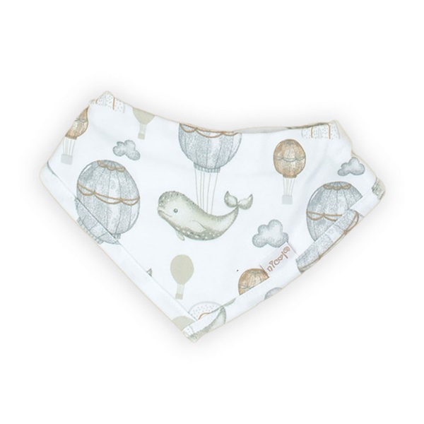 Baby cotton neck scarf Nicol Miki, size Univerzální