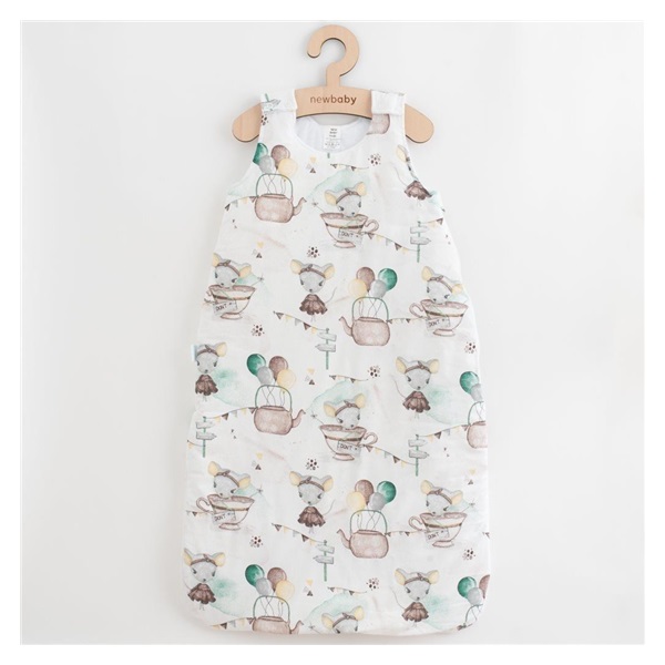 Infant sleeping bag with filling New Baby Mouse Mia, size 80/86