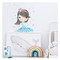 Wall sticker Princess blue