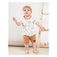 Baby summer cotton jumpsuit Nicol Miki, size 74 (6-9m)