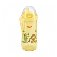 Baby bottle NUK Kiddy Cup 300 ml yellow