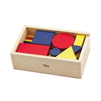 Wooden cubes geometric shapes Viga