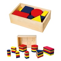 Wooden cubes geometric shapes Viga
