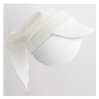 Summer girls muslin scarf with visor New Baby Elizabeth, size 86 (12-18m)