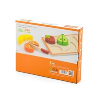 Wooden cutting set Viga Fruit