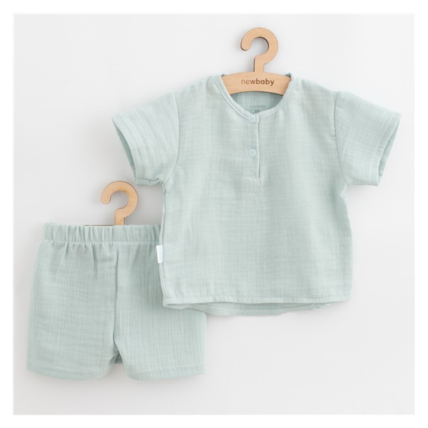 New Baby Soft Dress Mint Muslin Baby Kit, size 86 (12-18m)