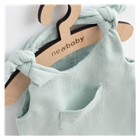 Baby Muslin Laces New Baby Soft Dress Mint, size 62 (3-6m)