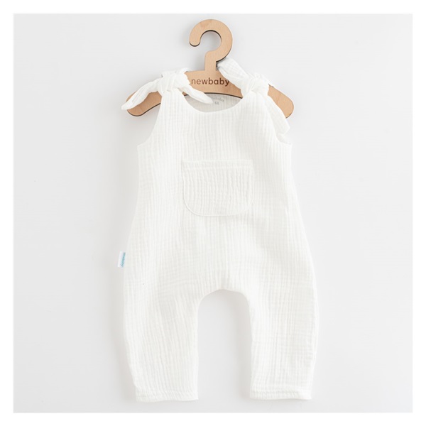 Baby Muslin Laces New Baby Soft Dress Beige, size 62 (3-6m)