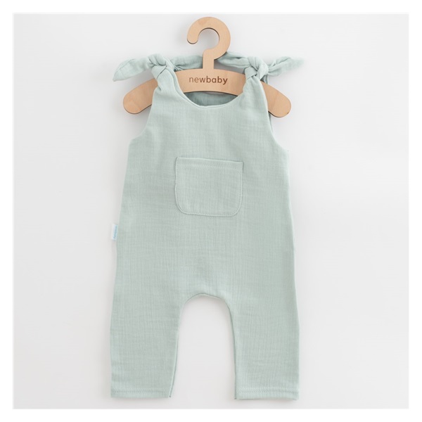 Baby Muslin Laces New Baby Soft Dress Mint, size 68 (4-6m)