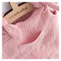 Baby Muslin Laces New Baby Soft Dress Pink, size 74 (6-9m)