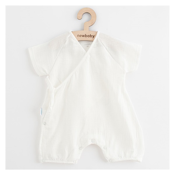 Summer Baby Muslin Jumpsuit New Baby Soft Dress Beige, size 68 (4-6m)
