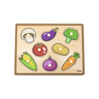 Wooden insertion puzzle vegetables Viga