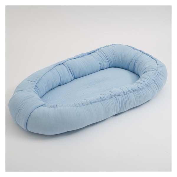Muslin nest for baby New Baby blue