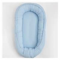 Muslin nest for baby New Baby blue