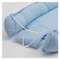 Muslin nest for baby New Baby blue