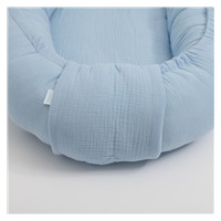 Muslin nest for baby New Baby blue