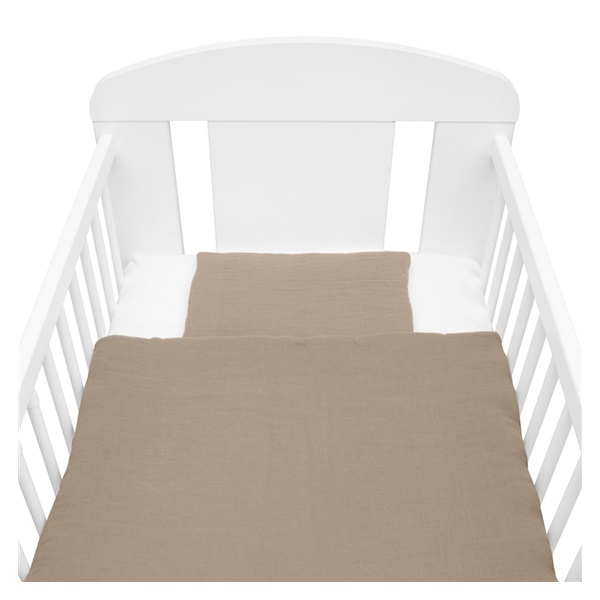 Muslin 2-piece bedding New Baby 90/120 cm beige