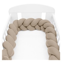 Muslin crib mattress cover New Baby beige