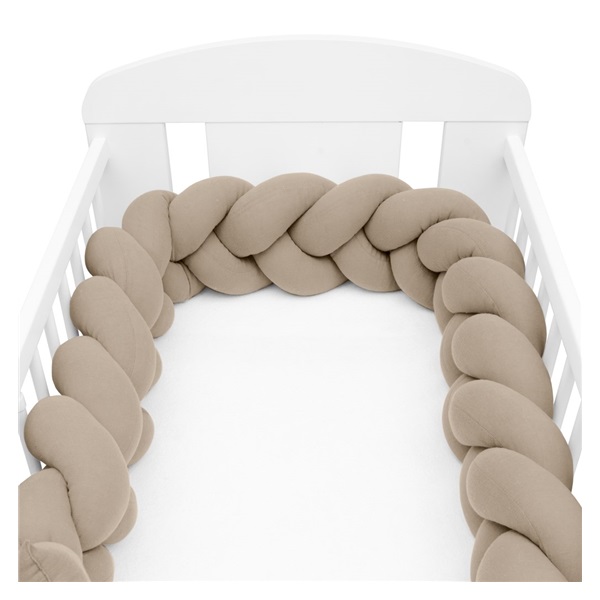 Muslin crib mattress cover New Baby beige