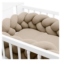 Muslin crib mattress cover New Baby beige