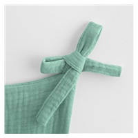 Muslin crib organizer New Baby green