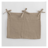 Muslin crib organizer New Baby beige