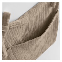 Muslin crib organizer New Baby beige