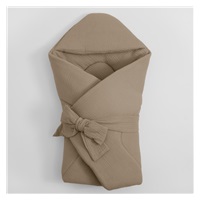 Muslin wrap with hood New Baby beige