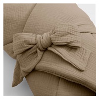 Muslin wrap with hood New Baby beige