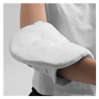 New Baby white muslin feeding mat