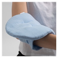 Muslin feeding mat New Baby blue