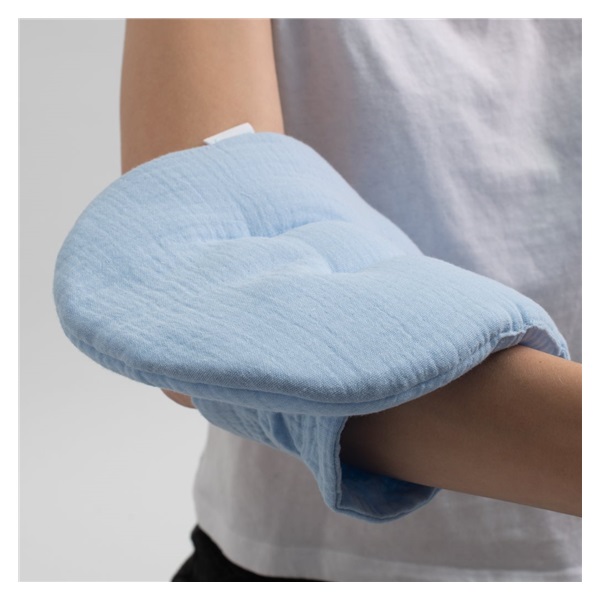 Muslin feeding mat New Baby blue