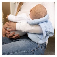 Muslin feeding mat New Baby beige