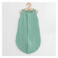 Muslin sleeping bag for babies New Baby green, size 0-6 m