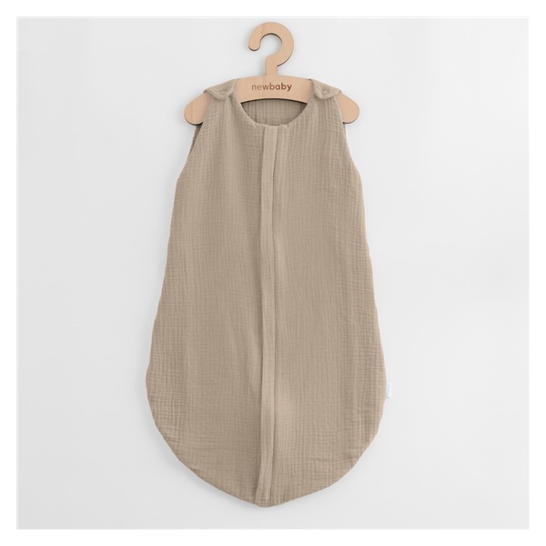 Muslin sleeping bag for babies New Baby beige, size 0-6 m