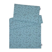 Cotton crib set Belisima Soft blue 90/120