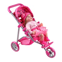 PlayTo Olivia sports stroller for dolls pink
