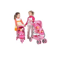 PlayTo Olivia sports stroller for dolls pink