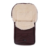 Womar fleece down jacket with sheep fleece burgundy